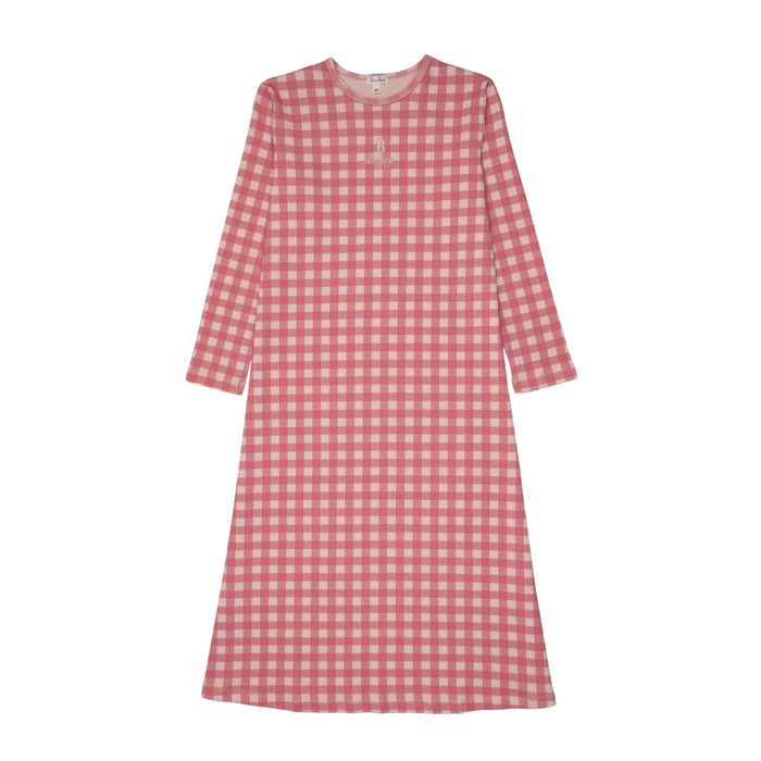 Bonjoy Windowpane Long Nightgown