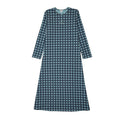 Bonjoy Windowpane Long Nightgown