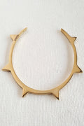 Brass Spike Bangle