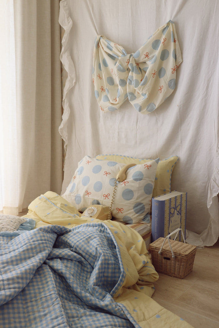Butter Dot Reversible Quilt
