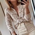 Button Front Crochet Top