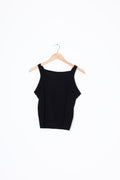 Caitlin Crisp Womens Black Top Size 12