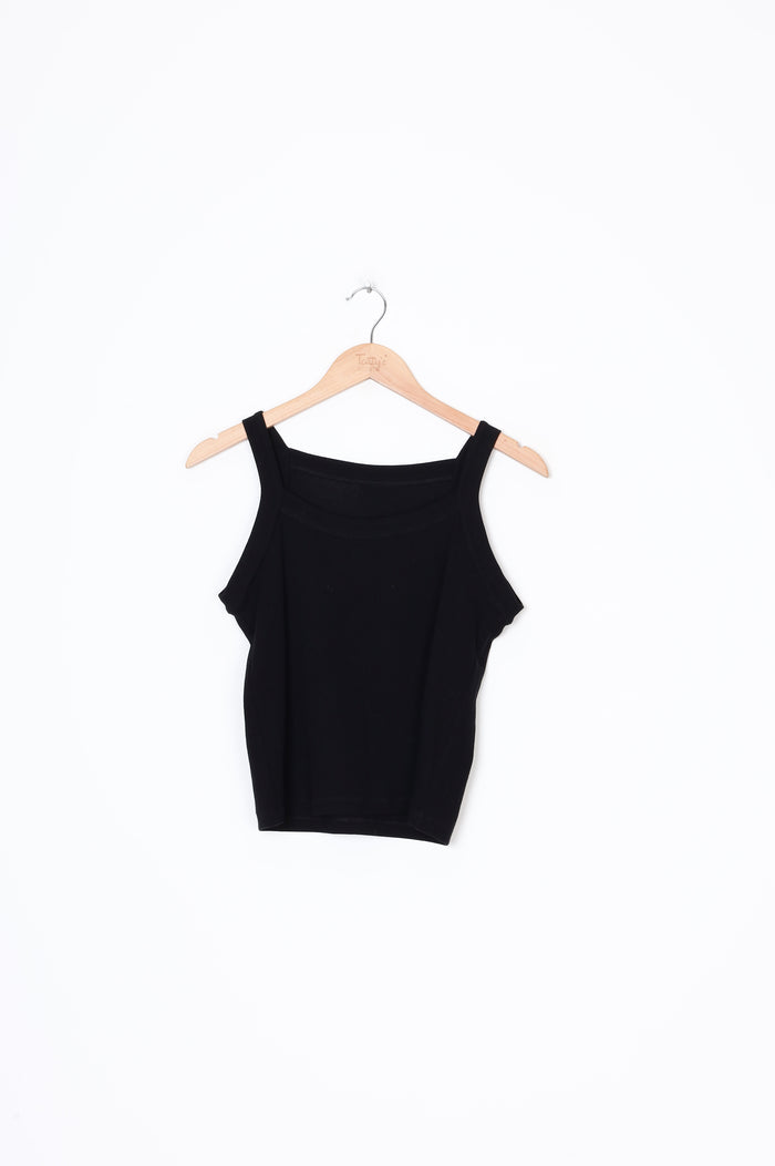 Caitlin Crisp Womens Black Top Size 12