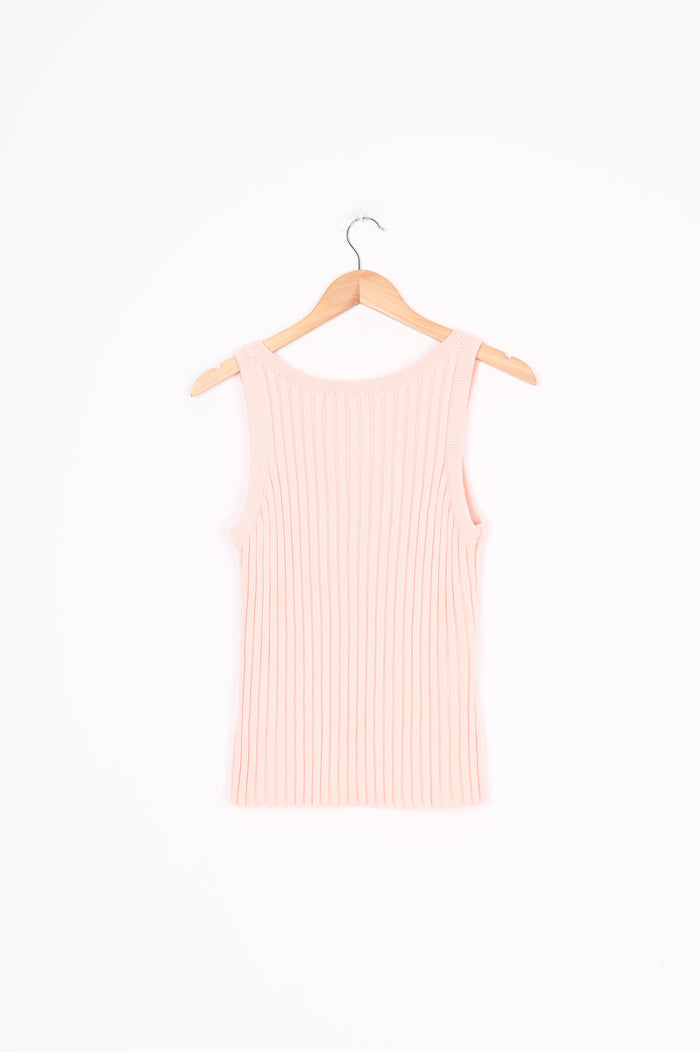 Caitlin Crisp Womens Pink Top Size 12