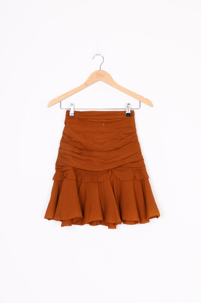 Camilla & Marc Womens Brown Mini Skirt Size 6