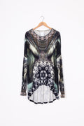 Camilla Womens Grey Top Size L