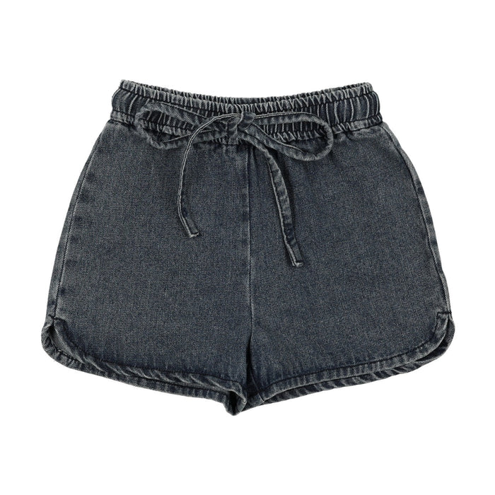 Campy Denim Track Shorts
