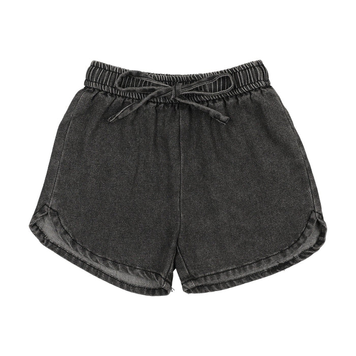 Campy Denim Track Shorts