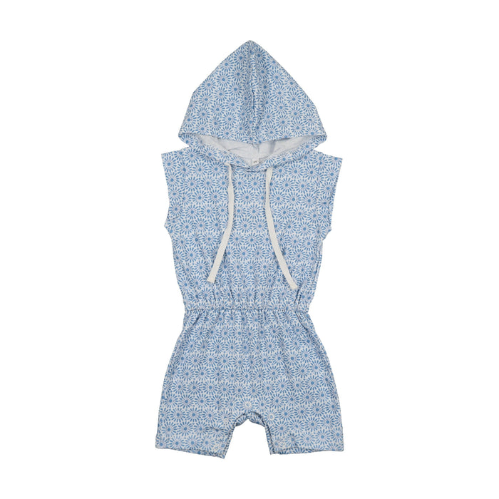 Campy Hooded Shorts Romper