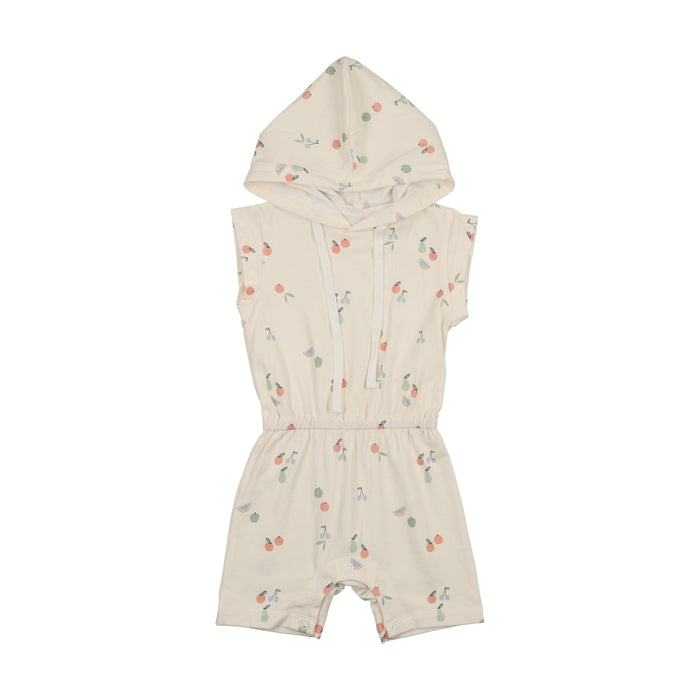 Campy Hooded Shorts Romper