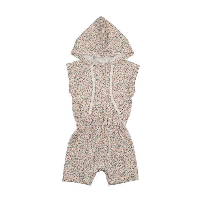 Campy Hooded Shorts Romper