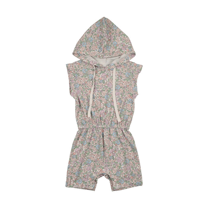 Campy Hooded Shorts Romper