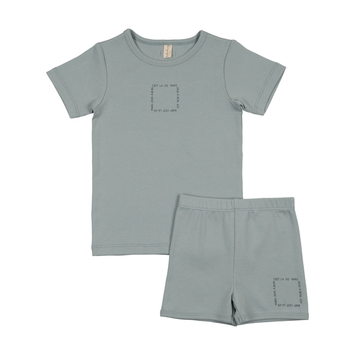 Cest La Vie Short Sleeve Lounge Set