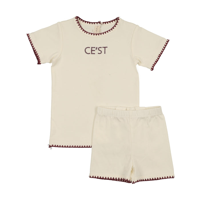 Cest Shorts Sleeve Lounge Set