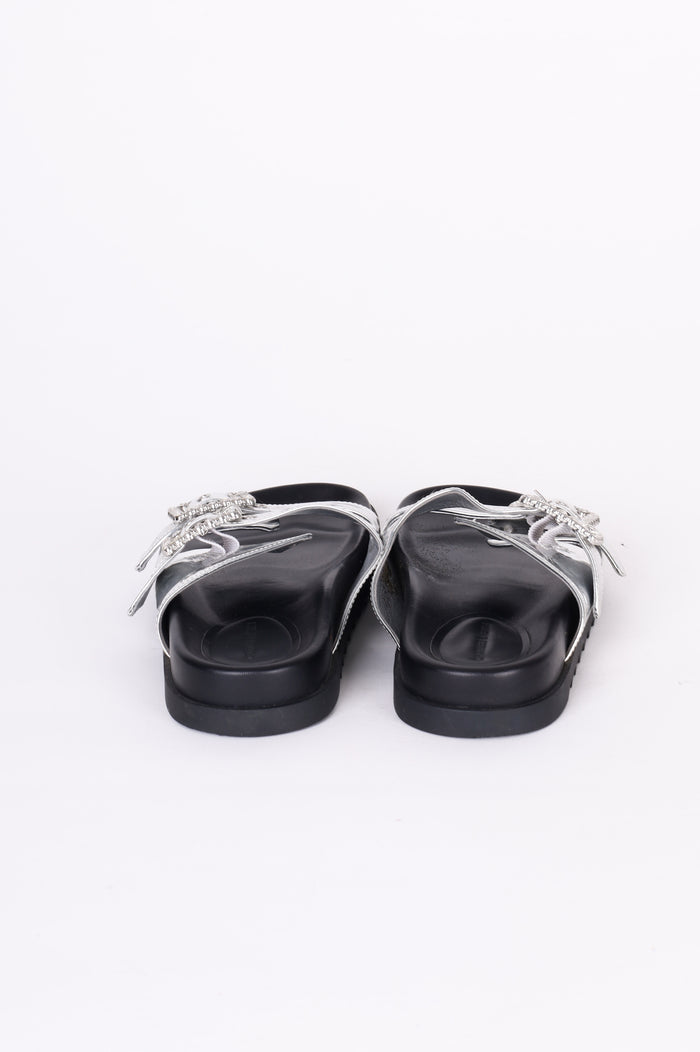 Charles & Keith Womens Silver Shoes Size EU 37