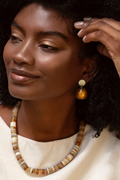 Charlotte Earrings, Mustard