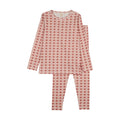 Checkered Charm Long Sleeve Pj'S
