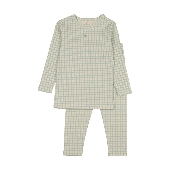 Checkered Dreams Long Sleeve Pajamas