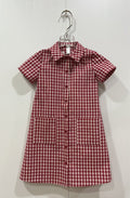 Checkered Shabbos 3/4 Sleeves Dress