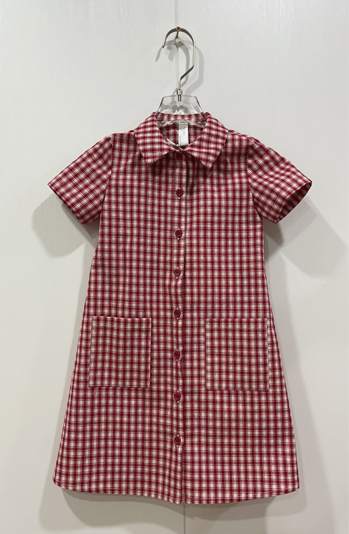 Checkered Shabbos 3/4 Sleeves Dress