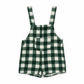 Checkered Wool Boys Overall