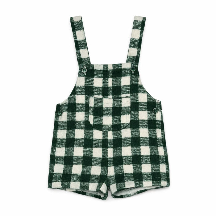 Checkered Wool Boys Overall