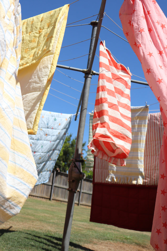 Cherry Stripe Pillowcase