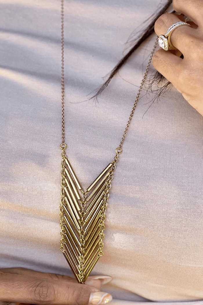 Chevron Necklace