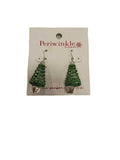 christmas tree earrings