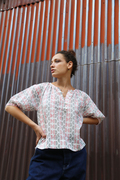 Circe Blouse in Half Moons