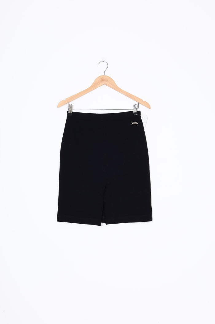 Versace Classic Womens Black Mini Skirt Size 42