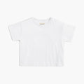 100% Organic Cotton Kids Tee - Cloud Slouchy Tee - White - Tshirts and Tops Made in Canada - Baby and Toddler - mini mioche