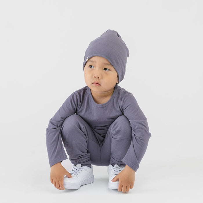 Cloud Long Sleeve Tee - Long Sleeve Tees - Vintage plum - 1/2 years - mini mioche