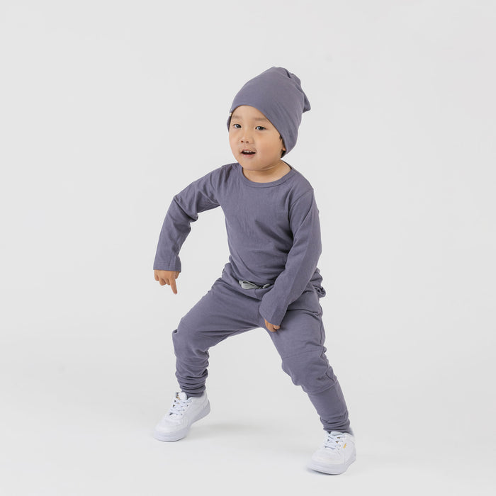 Cloud Long Sleeve Tee - Long Sleeve Tees - Vintage plum - 1/2 years - mini mioche