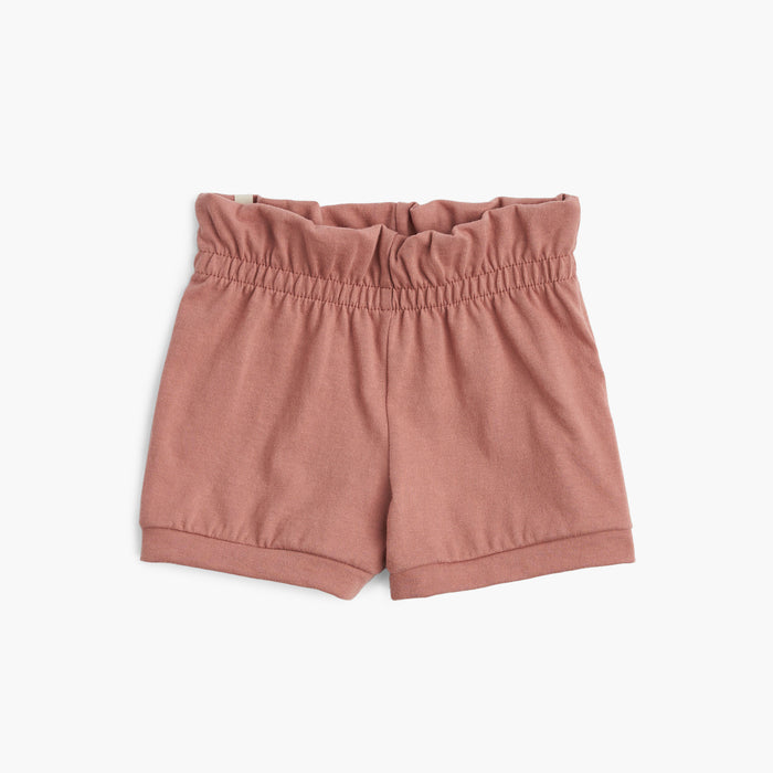 Cloud Paperbag Shorts - Shorts - Clay - 0-3 months - mini mioche