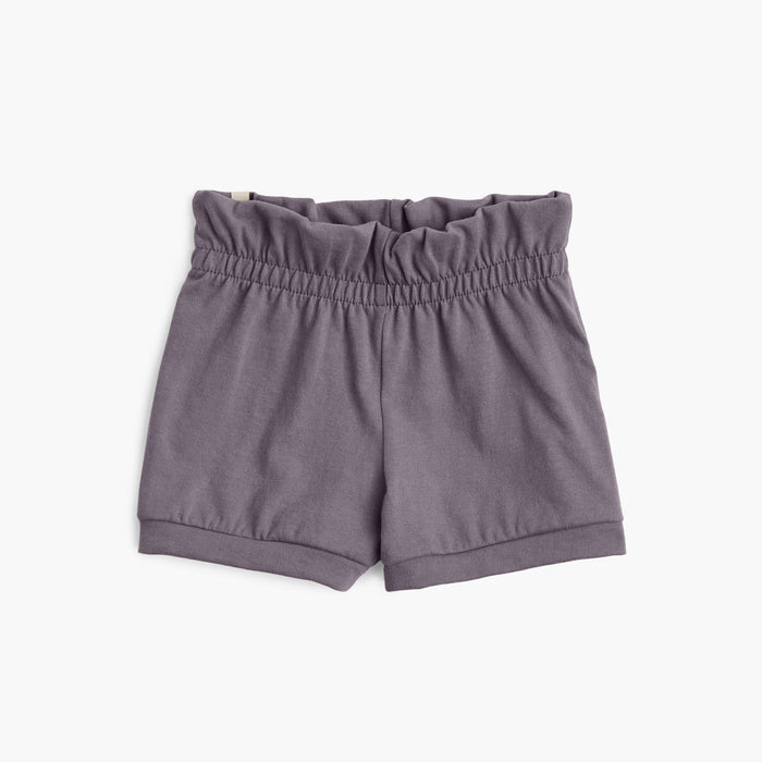 Cloud Paperbag Shorts - Shorts - Vintage Plum - 0-3 months - mini mioche