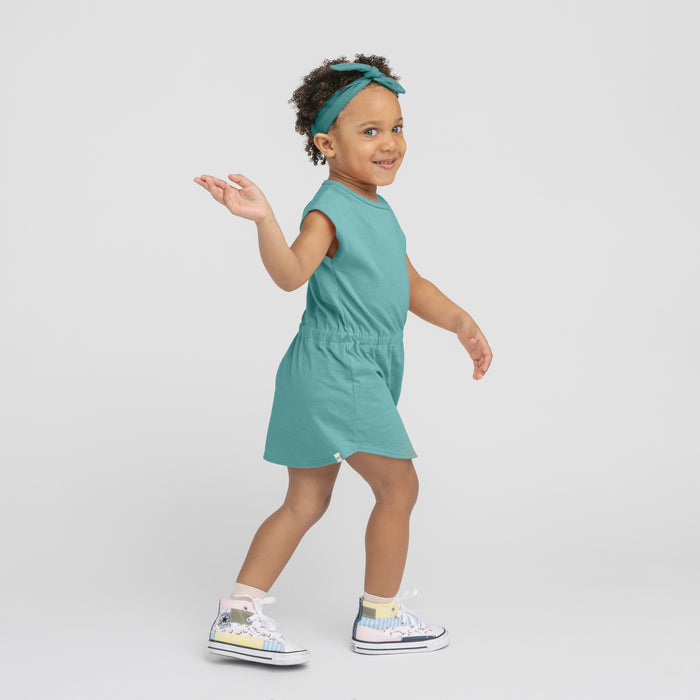 Cloud Scoop Dress - Dresses - Aqua - 1/2 years - mini mioche