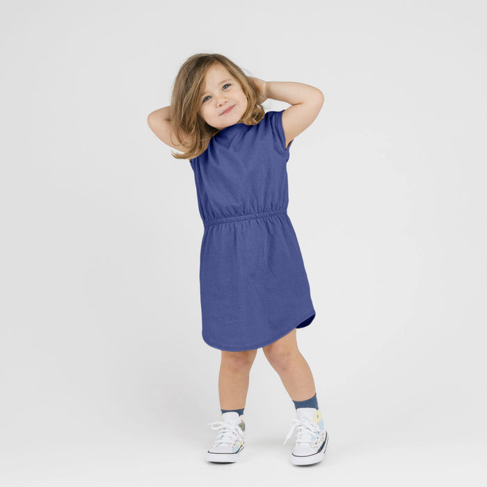 Cloud Scoop Dress - Dresses - Blueberry - 1/2 years - mini mioche