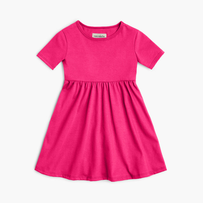 Cloud Twirl Dress - 100% GOTS-Certified Organic Cotton Dresses - Freesia - Made in Canada - Kids and Toddlers - mini mioche