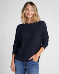 Coastal Crewneck Sweater: Navy