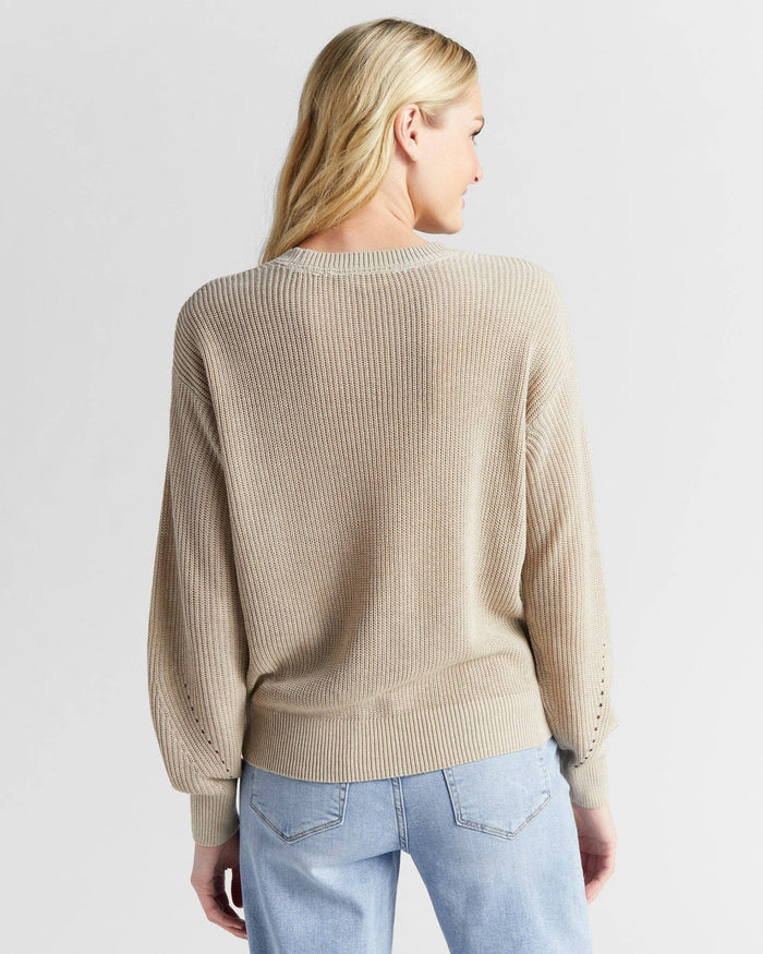 Coastal Crewneck Sweater: Navy