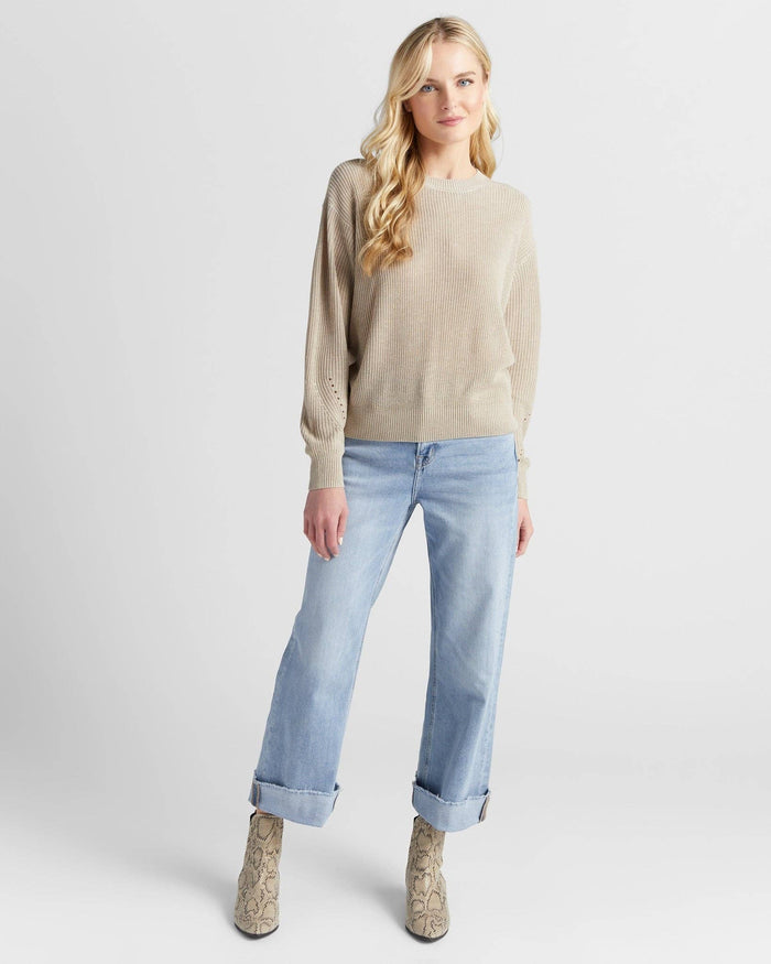 Coastal Crewneck Sweater: Navy