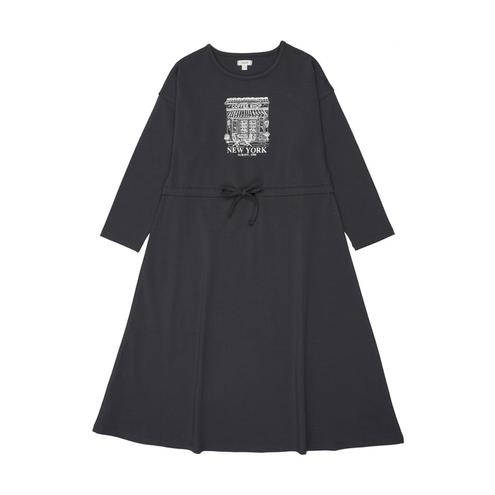 Coffee Shop 3/4 Sleeve Dress