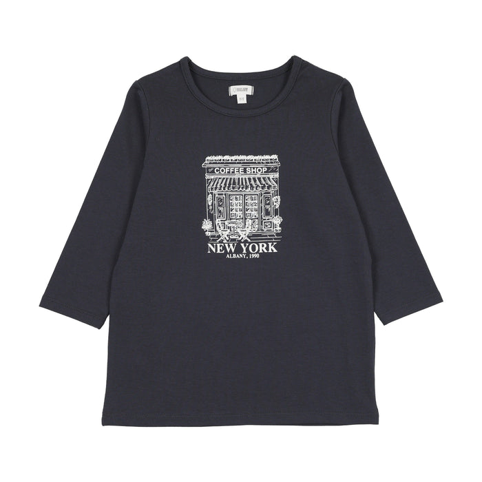Coffee Shop 3/4 Sleeve T-Shirt