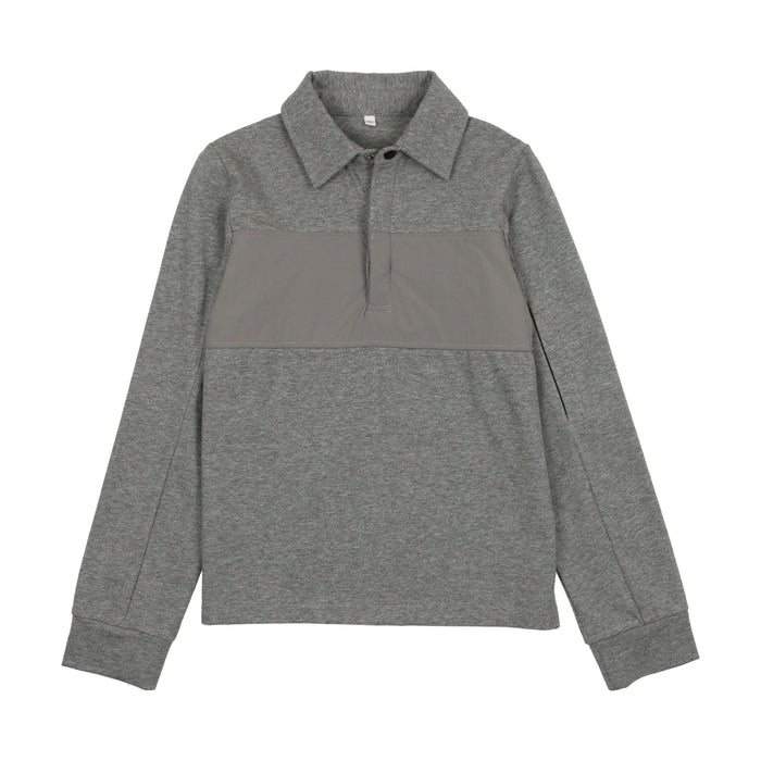 Contrast Fabric Polo
