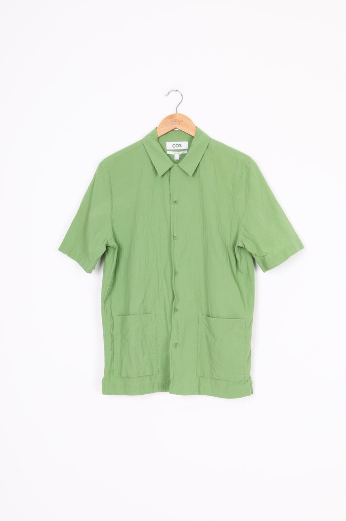 Cos Womens Green Shirt Size S