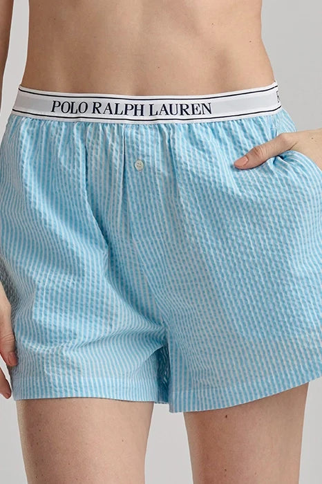 Cotton Seersucker Boxer Sleepwear Polo Ralph Lauren