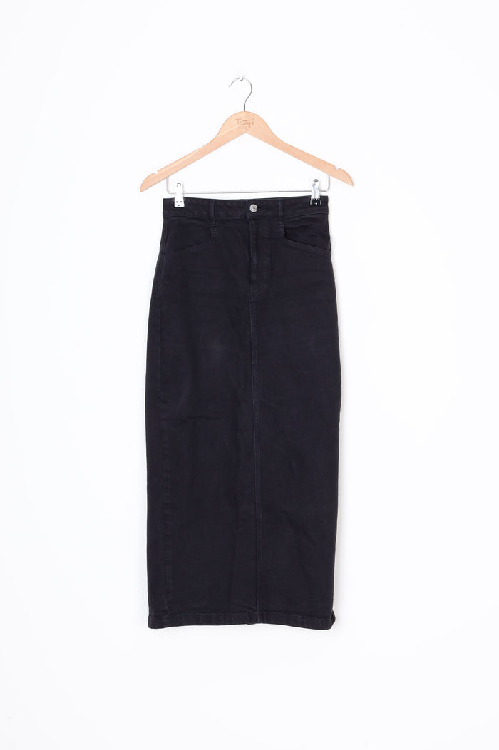 Country Road Womens Black Maxi Skirt Size 6
