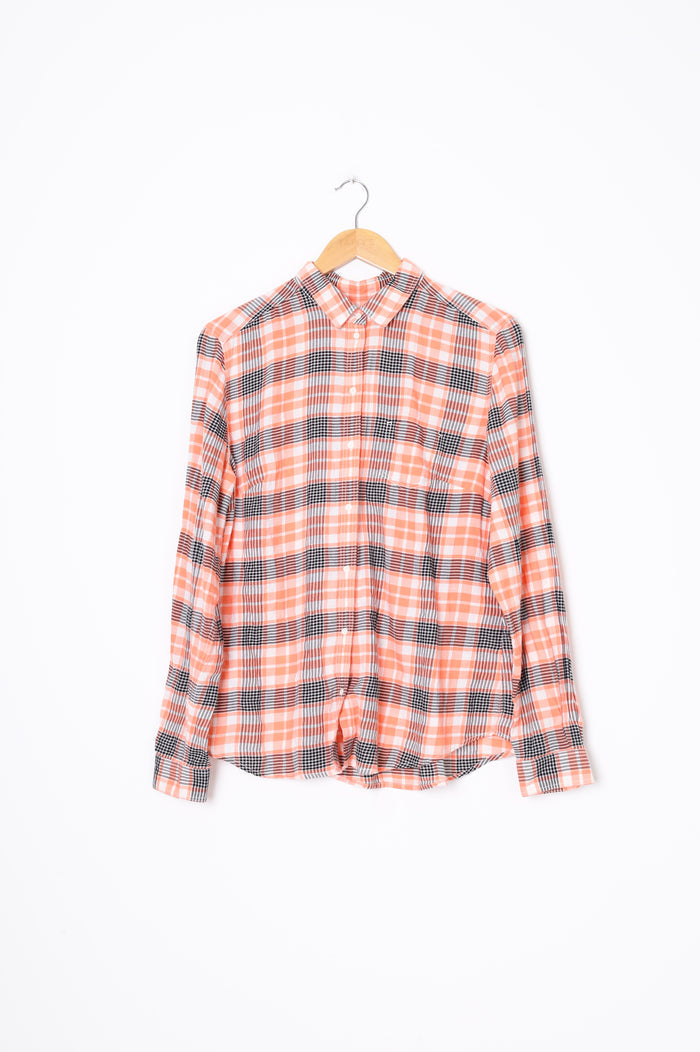 Country Road Womens Orange Shirt Size M