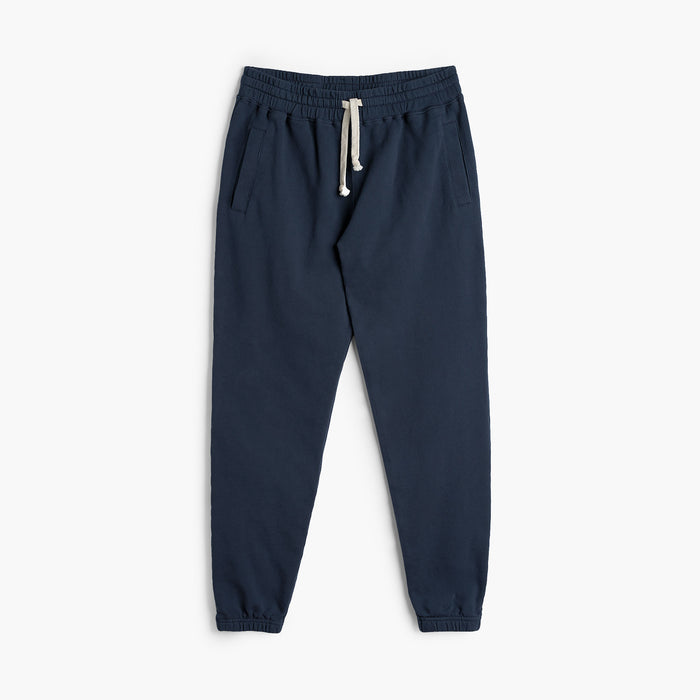 Cozy Joggers - 100% GOTS Certified Organic Cotton Sweatpants - Navy - Teens and Adults - Men and Women - Made in Canada - mini mioche